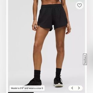 lululemon athletica Black Athletic Shorts